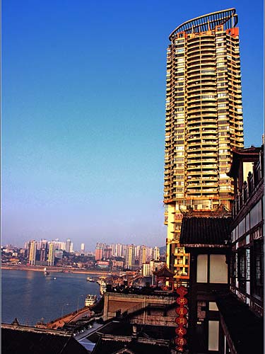 夜重庆的诱惑 洪崖洞的民族风情1