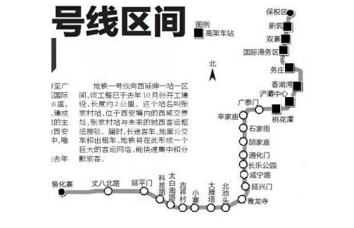 西安地铁三号线最新进展