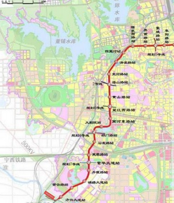 合肥地铁3号线线路微调