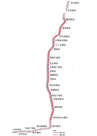 长沙地铁5号线什么时候通车