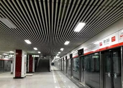 合肥地铁一号线线路图