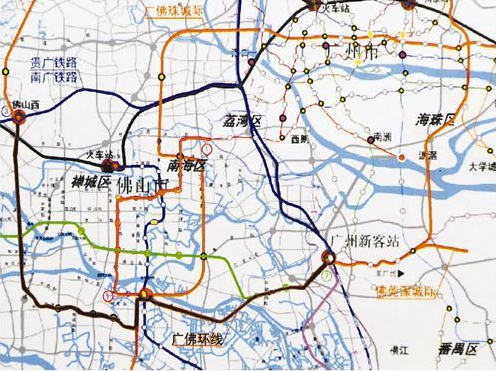 广佛环线规划图