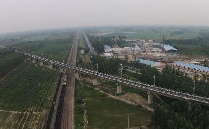德大铁路通过动态验收