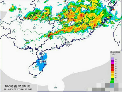 雷雨导致广深飞机延误
