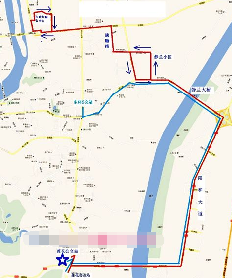 柳州34路公交线路调整1