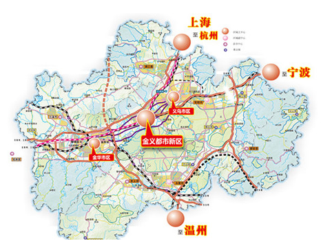 甬金铁路规划图1