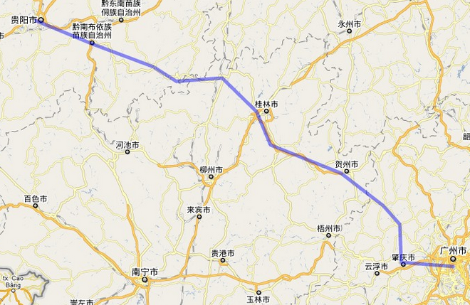 贵广高铁站点1