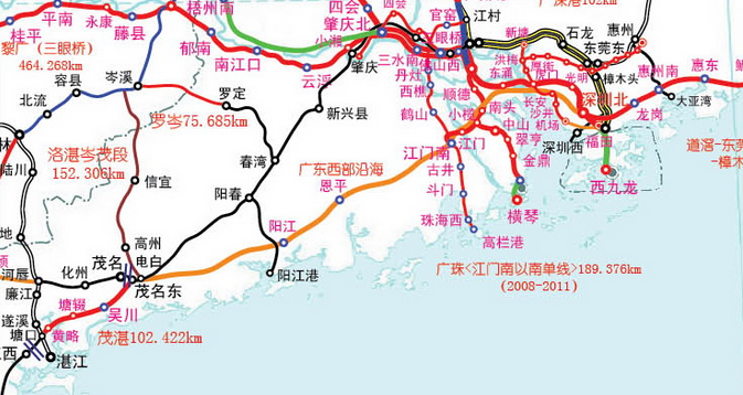 沿海高铁规划图1