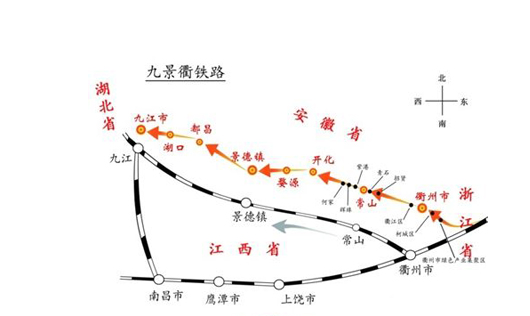 九景衢铁路预计2017年建设完成通车1