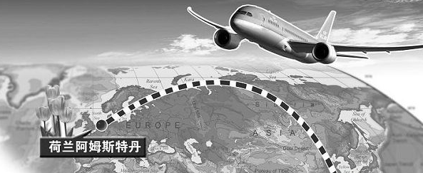 厦门第一条洲际航线正式开通1