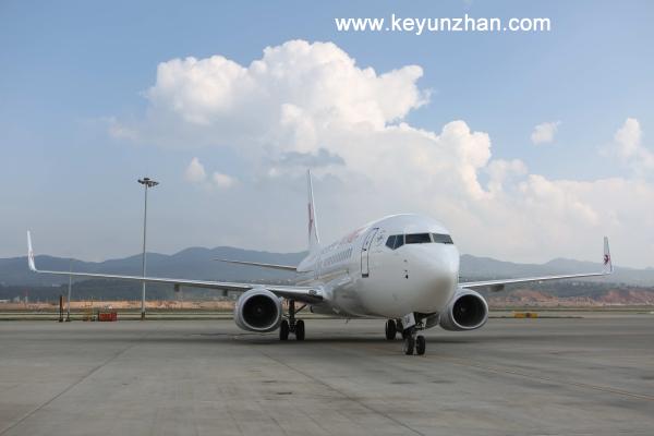 东航云南迎第21架737-800 今年还将引进6架飞机1
