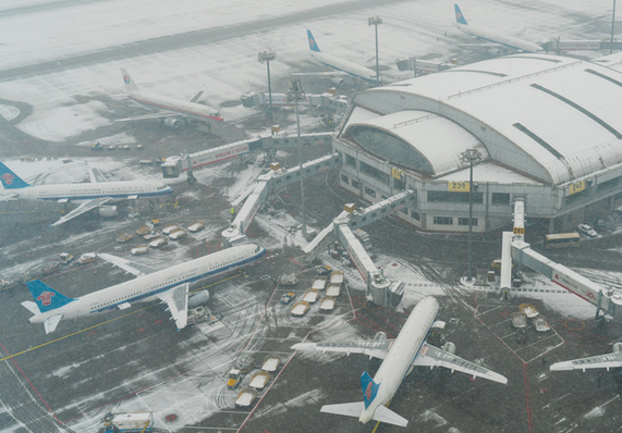 北京大雪航班取消1