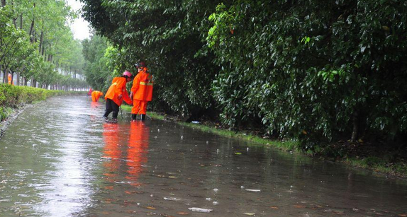 安徽多地遭遇暴雨袭击1