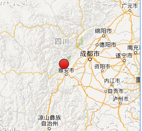 3月31日四川雅安发生3.0级地震1
