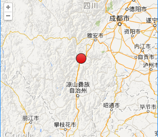 四川石棉3.4级地震1