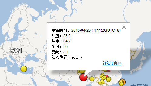 4月25日尼泊尔发生8.1级地震最新消息1
