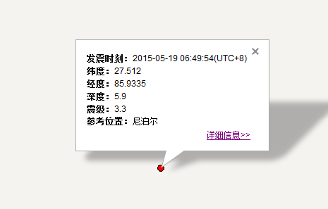尼泊尔发生3.3级地震最新消息1
