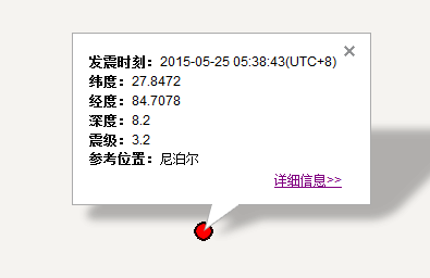 尼泊尔3.2级地震1