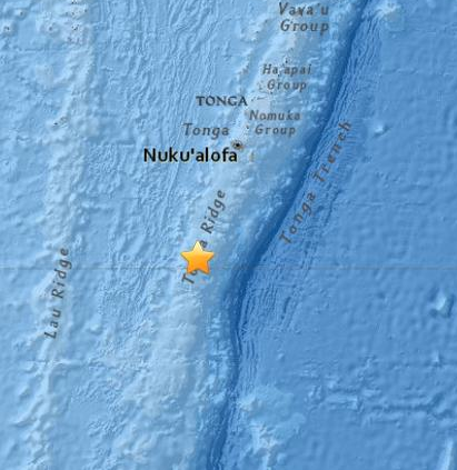 汤加5.8级地震最新消息1