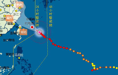 2015年9号台风灿鸿最新消息1