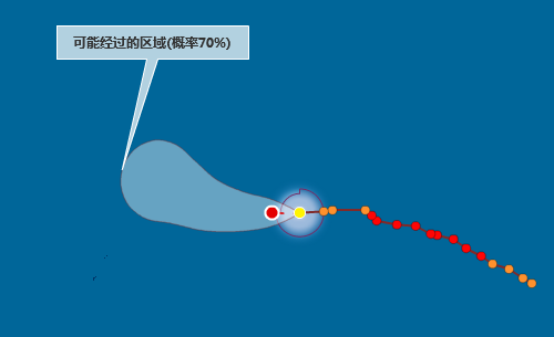 2015年第12号台风哈洛拉走向1