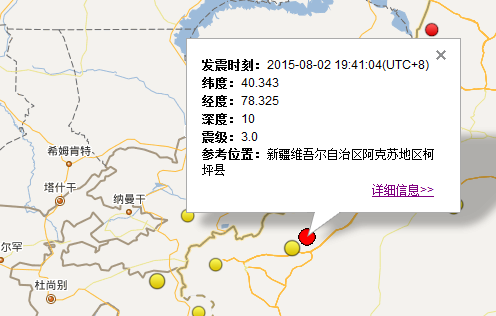 8月2日新疆柯坪县地震最新消息1