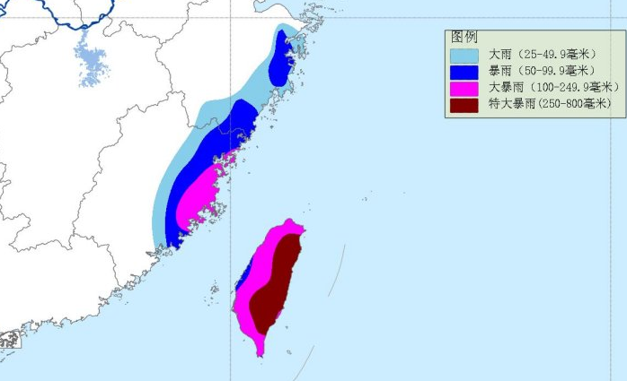 2015年8月7日强台风苏迪罗最新天气影响预报2