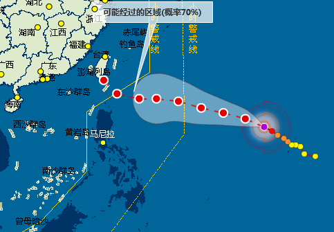 第15号台风天鹅路径1