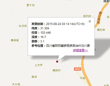 8月24日四川汶川县地震最新消息1