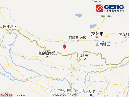 西藏定日县3.6级地震最新消息1