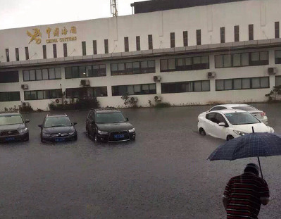 上海暴雨全城看海1