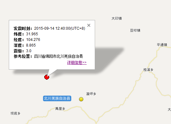 四川省北川地震最新消息1