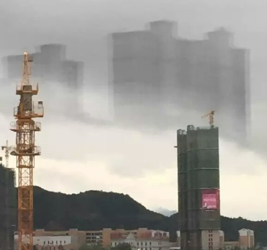 江西武宁惊现海市蜃楼1