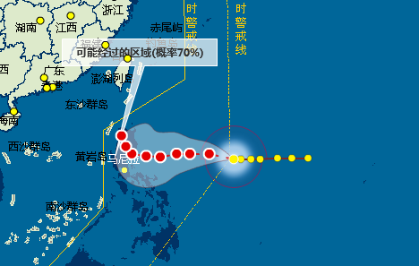 台风巨爵走向1