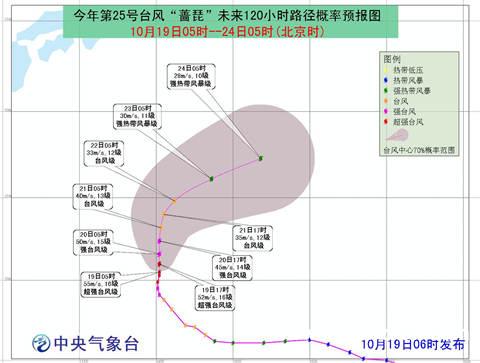 “巨爵”今明天在菲律宾吕宋岛及附近海域徘徊少动3