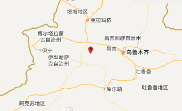 新疆沙湾发生4.8级地震1