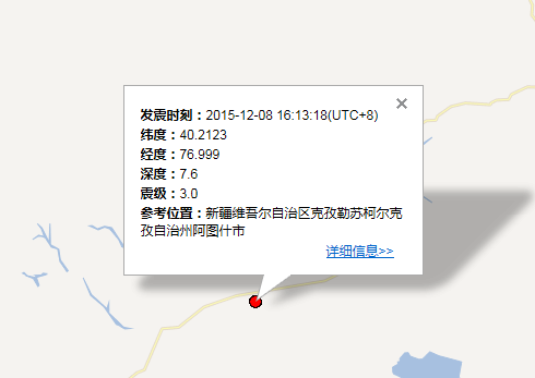 2015年12月8日新疆地震最新消息1
