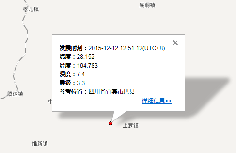2015年12月12日四川宜宾地震最新消息1
