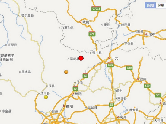 2016年4月8日四川广元3.0级地震1