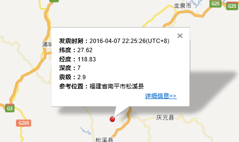 福建地震最新消息今天1