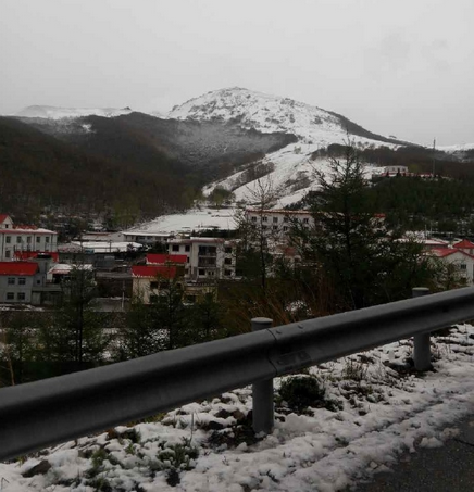 北京门头沟降雪1