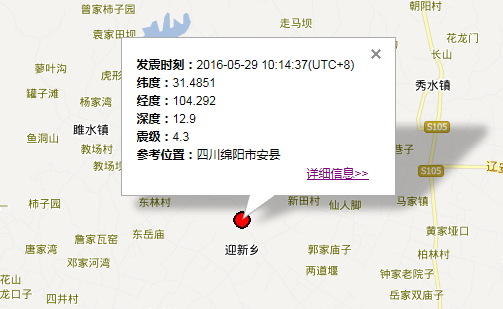 5.29四川绵阳地震最新消息1