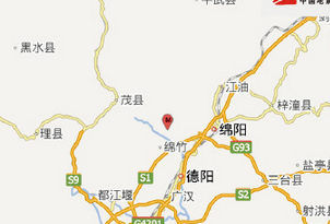 四川绵阳发生地震1
