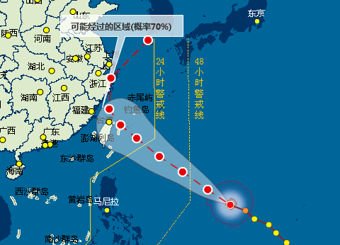 台风尼伯特走向1