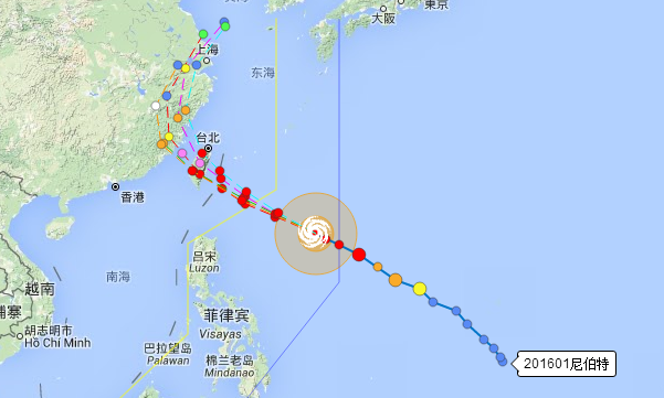 2016年第1号台风尼伯特会影响广东吗1