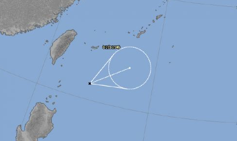 2016年第12号台风南川最新路径图1