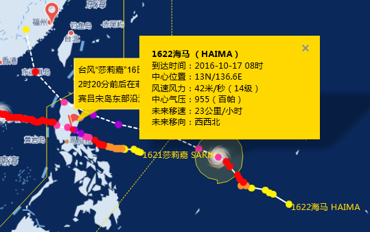 2016年第22号台风海马什么时候登陆1