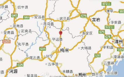 2016年10月31日广东梅州蕉岭县地震最新消息1