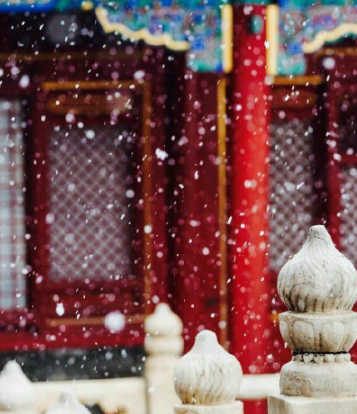 2016年11月21日北京迎来今冬初雪1