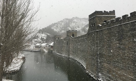 2016北京迎今冬初雪1